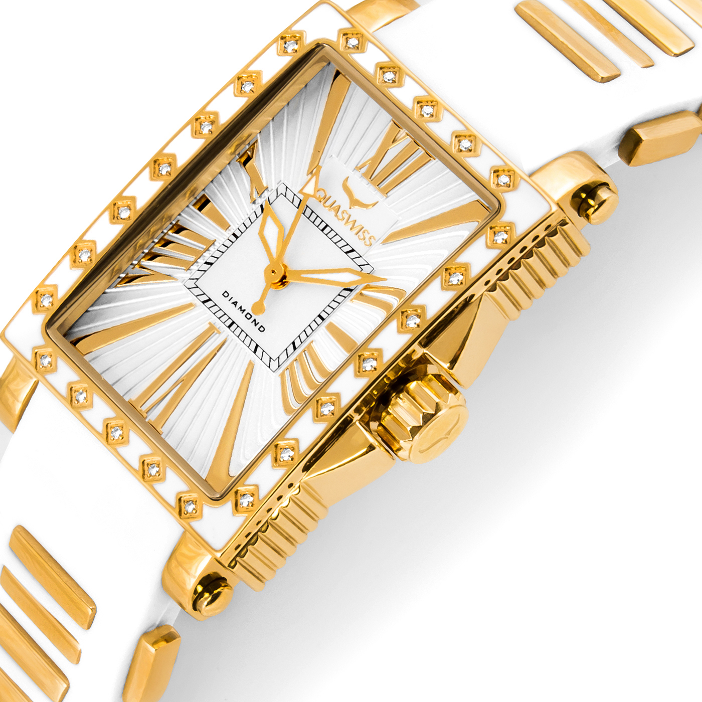 AQUASWISS Grace Ladies Diamond Watch (New) at PristineAuction.com AQUASWISS Grace Ladies Diamond Watch (New) at PristineAuction.com