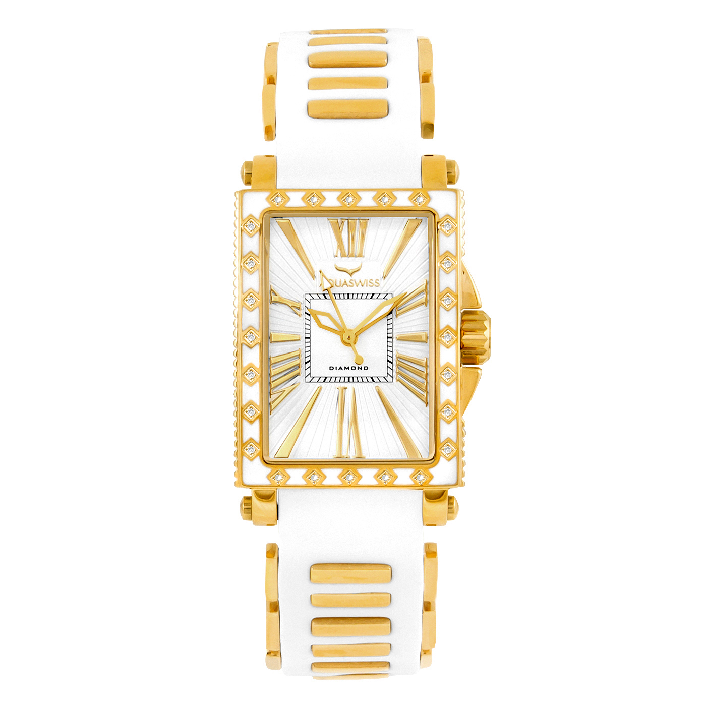 AQUASWISS Grace Ladies Diamond Watch (New) at PristineAuction.com AQUASWISS Grace Ladies Diamond Watch (New) at PristineAuction.com