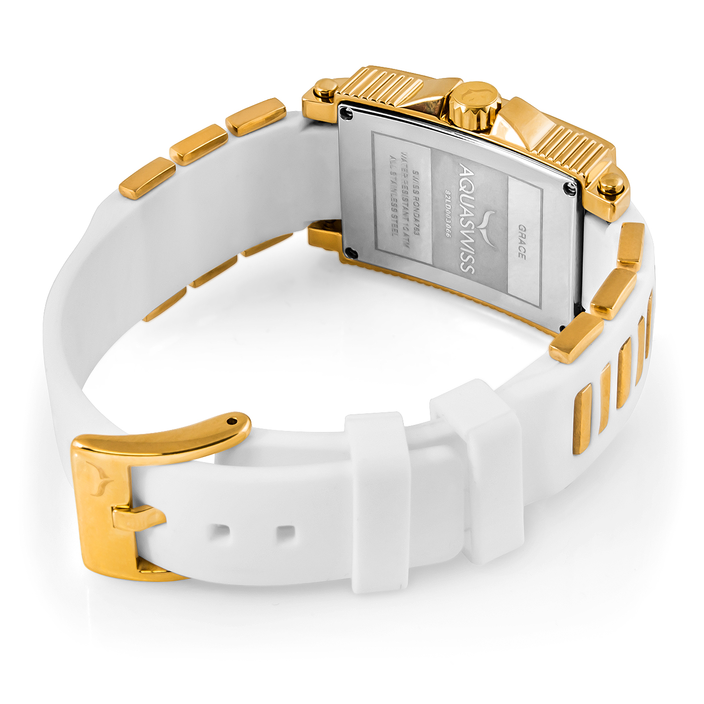 AQUASWISS Grace Ladies Diamond Watch (New) at PristineAuction.com AQUASWISS Grace Ladies Diamond Watch (New) at PristineAuction.com