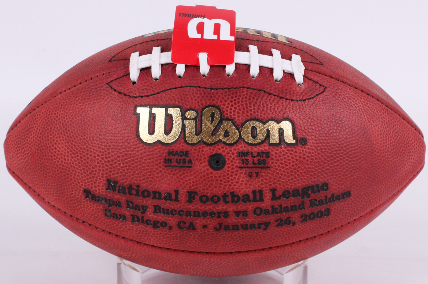Mike Alstott Signed Super Bowl XXXVII NFL Official Game Ball Inscribed "SB XXXVII Champs!" (Radtke COA) at PristineAuction.com Mike Alstott Signed Super Bowl XXXVII NFL Official Game Ball Inscribed "SB XXXVII Champs!" (Radtke COA) at PristineAuction.com