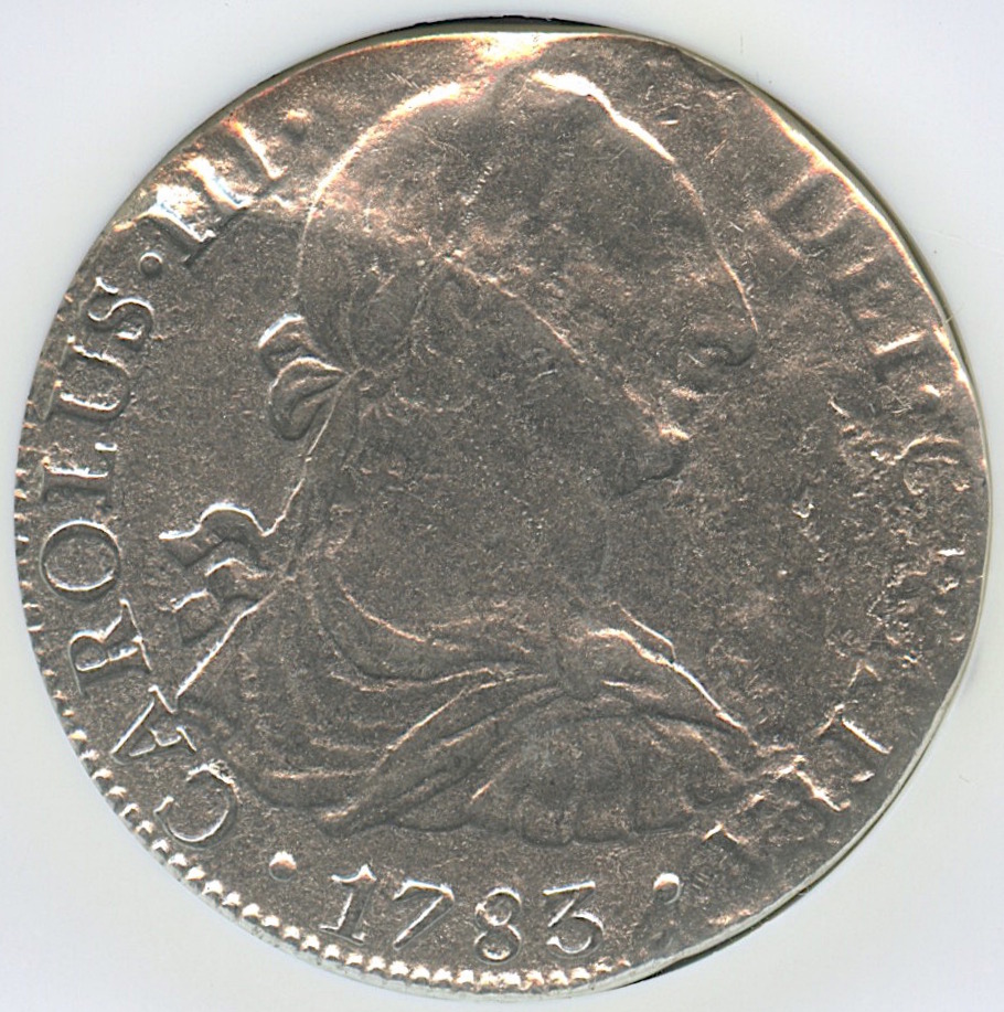 1783 8 Reales MO FF Silver Shipwreck Coin from the El Cazador (NGC Encapsulated) at PristineAuction.com 1783 8 Reales MO FF Silver Shipwreck Coin from the El Cazador (NGC Encapsulated) at PristineAuction.com