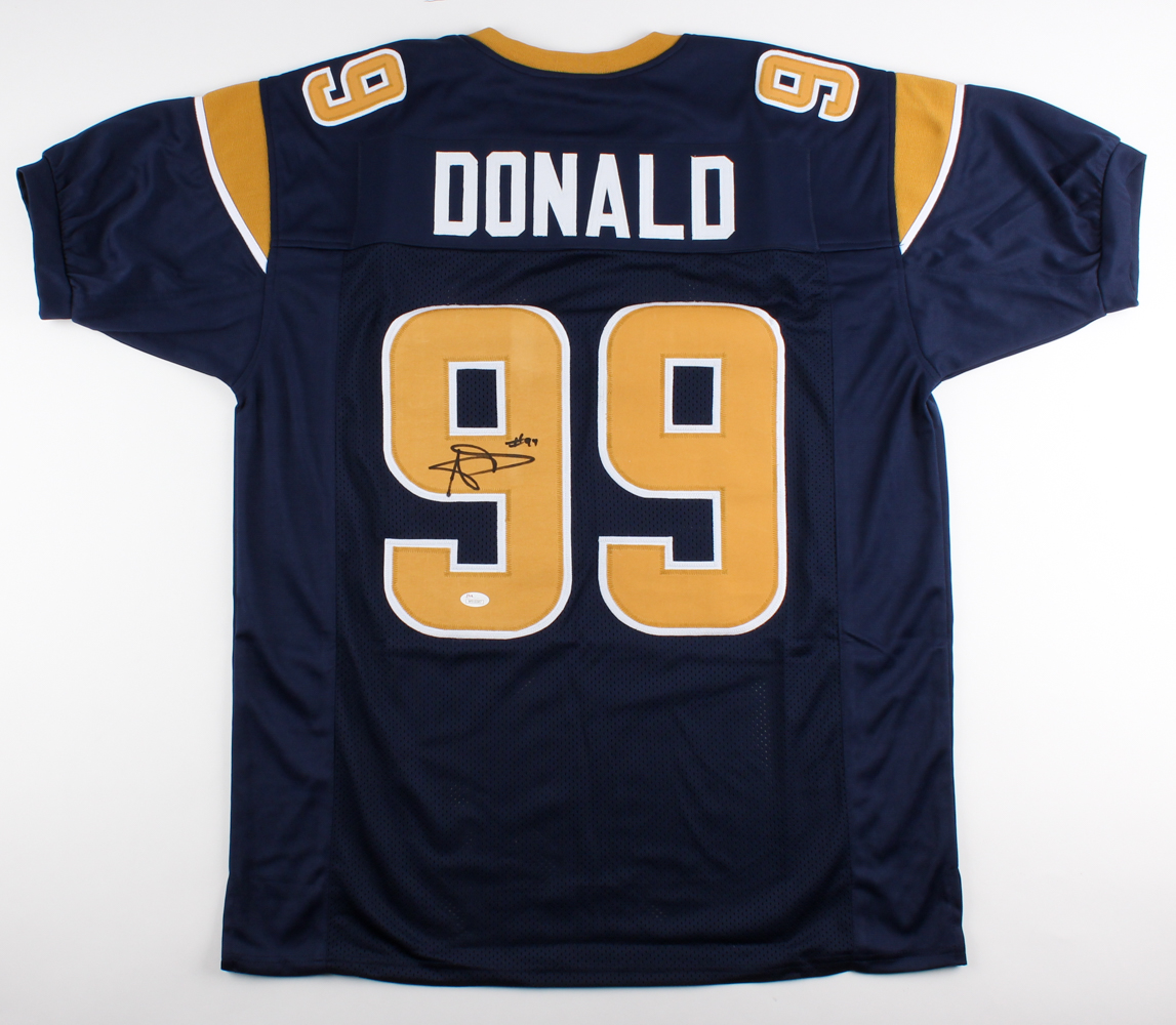 Aaron Donald Signed Rams Jersey (JSA COA) at PristineAuction.com Aaron Donald Signed Rams Jersey (JSA COA) at PristineAuction.com