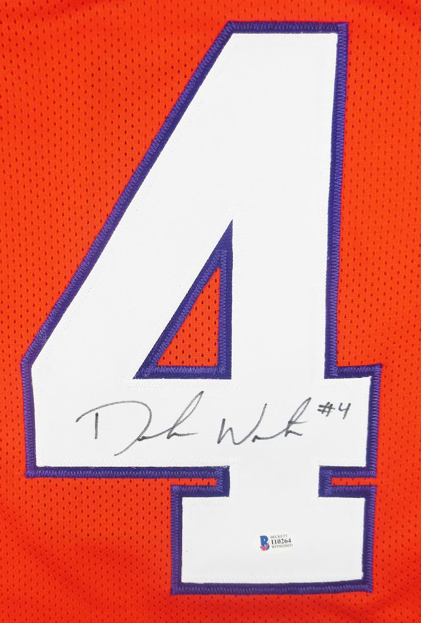 Deshaun Watson Signed Clemson Tigers Jersey (Beckett COA) at PristineAuction.com Deshaun Watson Signed Clemson Tigers Jersey (Beckett COA) at PristineAuction.com