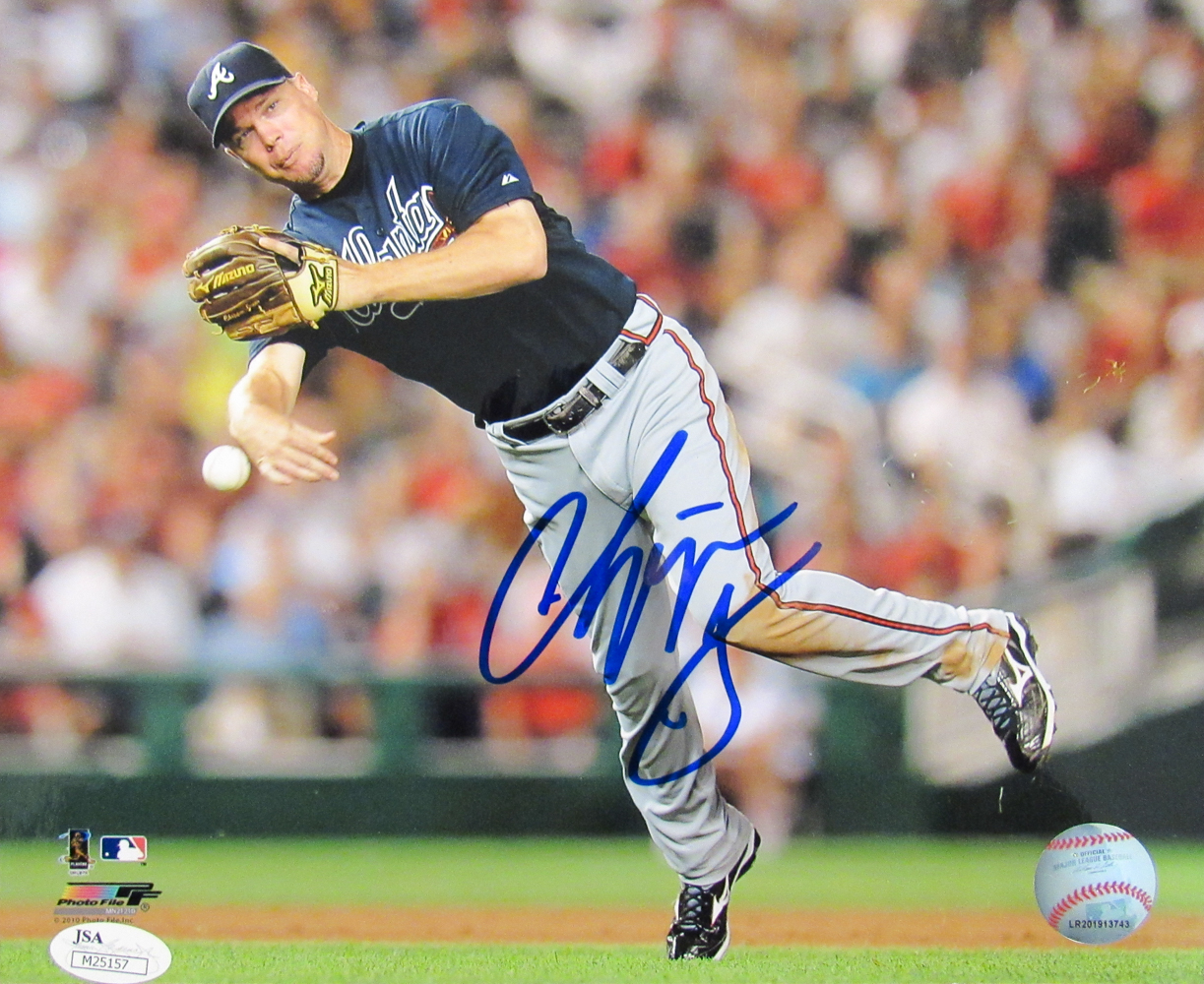 Chipper Jones Signed Braves 8x10 Photo (JSA Hologram) at PristineAuction.com Chipper Jones Signed Braves 8x10 Photo (JSA Hologram) at PristineAuction.com