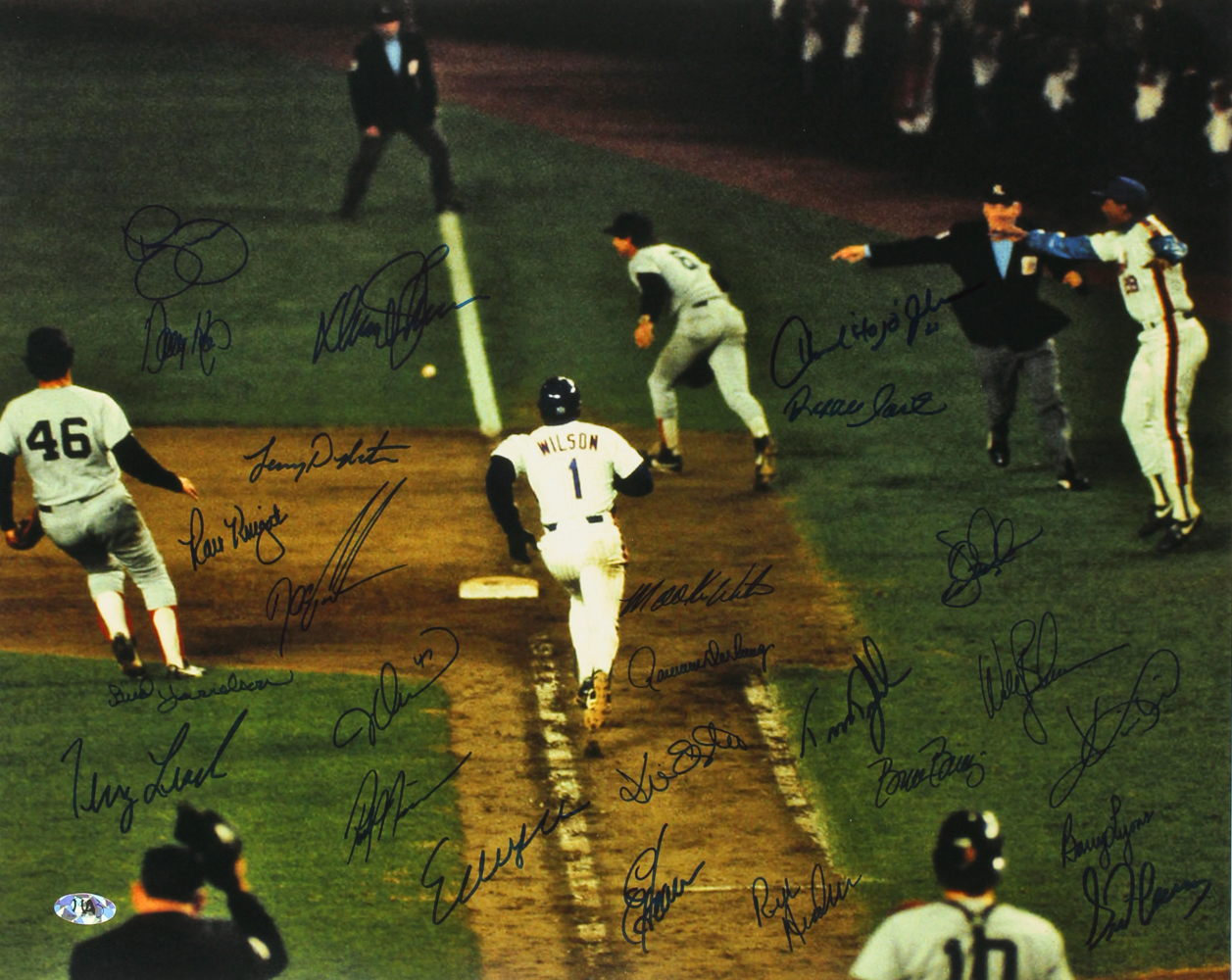 1986 Mets World Series Champions 16x20 Photo Team Signed by (25) with Lenny Dykstra, Dwight "Doc" Gooden, Mookie Wilson, Bud Harrelson, Jesse Orosco (MAB Hologram) at PristineAuction.com 1986 Mets World Series Champions 16x20 Photo Team Signed by (25) with Lenny Dykstra, Dwight "Doc" Gooden, Mookie Wilson, Bud Harrelson, Jesse Orosco (MAB Hologram) at PristineAuction.com
