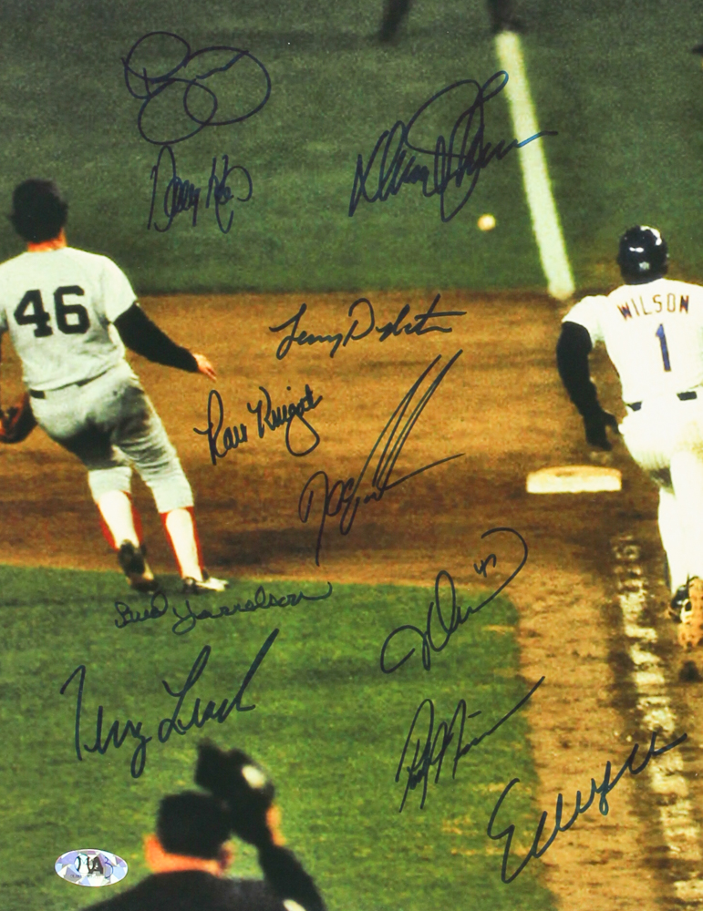 1986 Mets World Series Champions 16x20 Photo Team Signed by (25) with Lenny Dykstra, Dwight "Doc" Gooden, Mookie Wilson, Bud Harrelson, Jesse Orosco (MAB Hologram) at PristineAuction.com 1986 Mets World Series Champions 16x20 Photo Team Signed by (25) with Lenny Dykstra, Dwight "Doc" Gooden, Mookie Wilson, Bud Harrelson, Jesse Orosco (MAB Hologram) at PristineAuction.com