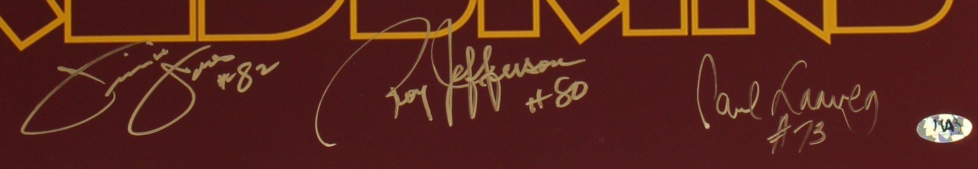 Redskins 16x20 Photo Signed By (15) with Bill Brundige, Fred Dean, Pat Fischer, Keith Griffin, Roy Jefferson, Jimmie Jones, Paul Laaveg, Ron McDole, Mike Nelms (MAB Hologram) at PristineAuction.com Redskins 16x20 Photo Signed By (15) with Bill Brundige, Fred Dean, Pat Fischer, Keith Griffin, Roy Jefferson, Jimmie Jones, Paul Laaveg, Ron McDole, Mike Nelms (MAB Hologram) at PristineAuction.com