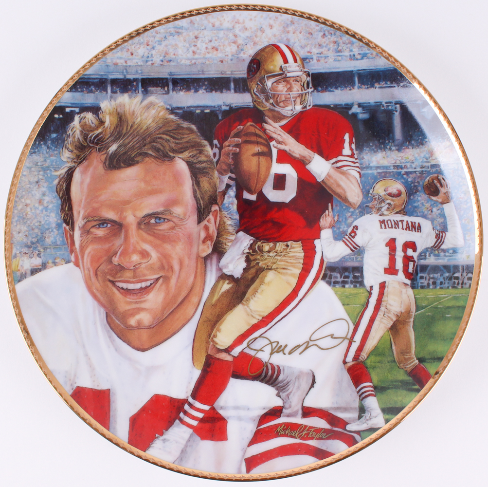 Joe Montana Signed "Comeback Kid" Porcelain Plate (Gartlan & PSA COA) at PristineAuction.com Joe Montana Signed "Comeback Kid" Porcelain Plate (Gartlan & PSA COA) at PristineAuction.com