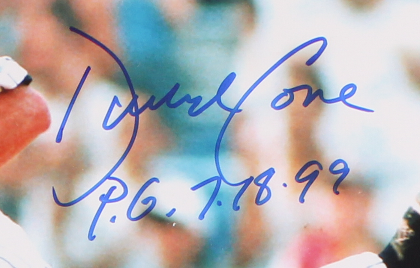 David Cone Signed LE Yankees "1999 Perfect Game at Yankee Stadium" 16x20 Photo Inscribed "P.G. 7.18.99" (JSA COA) at PristineAuction.com David Cone Signed LE Yankees "1999 Perfect Game at Yankee Stadium" 16x20 Photo Inscribed "P.G. 7.18.99" (JSA COA) at PristineAuction.com