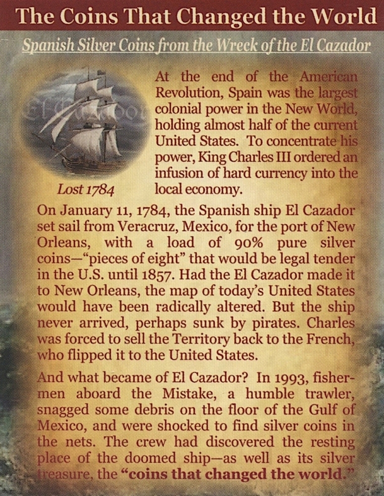 1783 8 Reales MO FF Silver Shipwreck Coin from the El Cazador (NGC Encapsulated) at PristineAuction.com 1783 8 Reales MO FF Silver Shipwreck Coin from the El Cazador (NGC Encapsulated) at PristineAuction.com