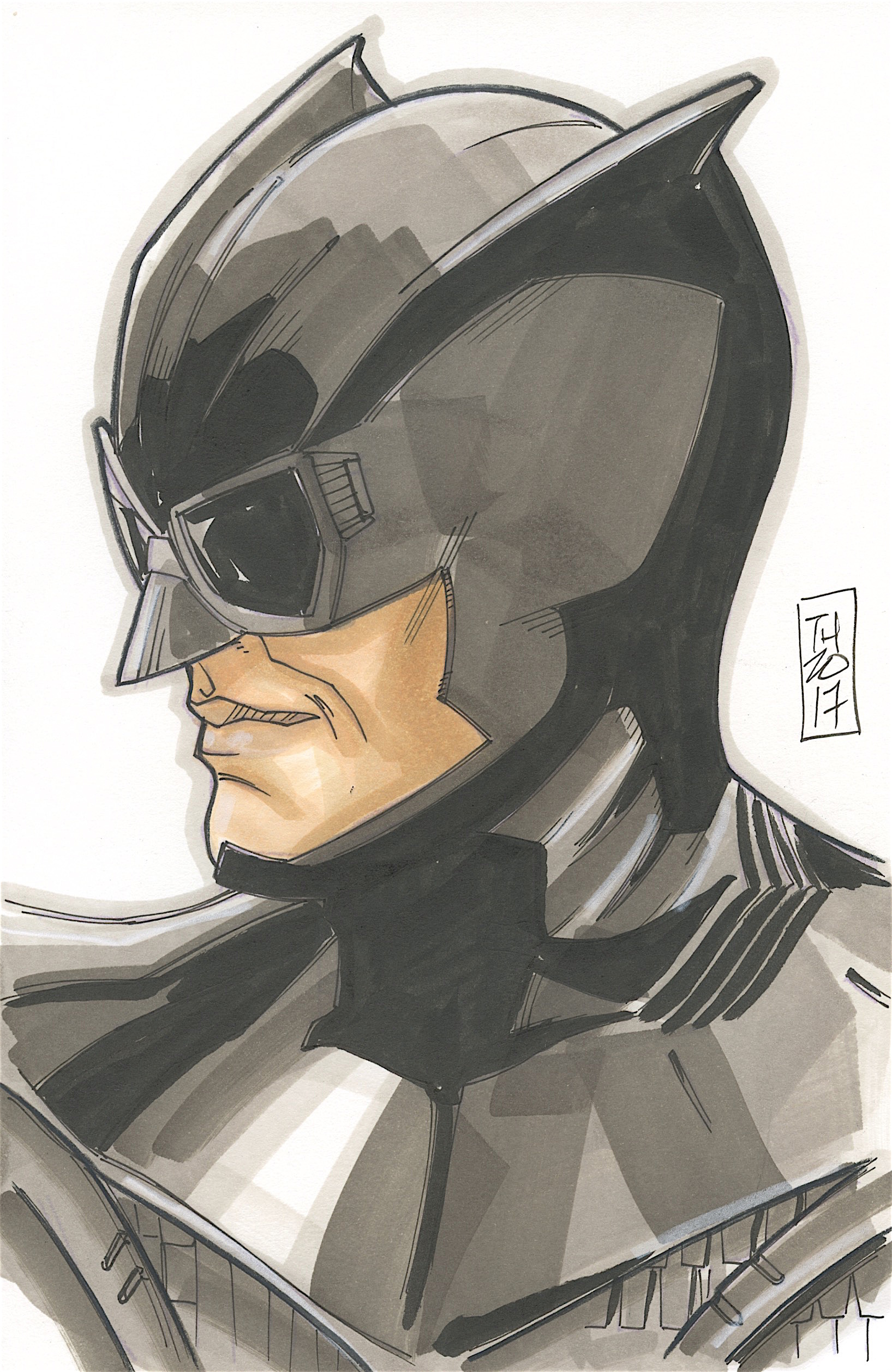 Nite Owl "Watchmen" 1/1 ORIGINAL 5.5" x 8.5" Color Drawing - Hand-Drawn & Signed by Tom Hodges at PristineAuction.com Nite Owl "Watchmen" 1/1 ORIGINAL 5.5" x 8.5" Color Drawing - Hand-Drawn & Signed by Tom Hodges at PristineAuction.com