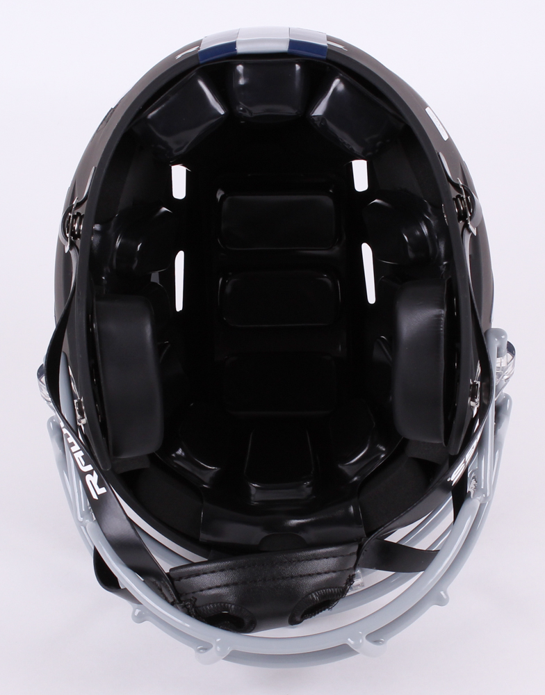 Dallas Cowboys Custom Matte Black Full-Size Authentic Proline Helmet at PristineAuction.com Dallas Cowboys Custom Matte Black Full-Size Authentic Proline Helmet at PristineAuction.com