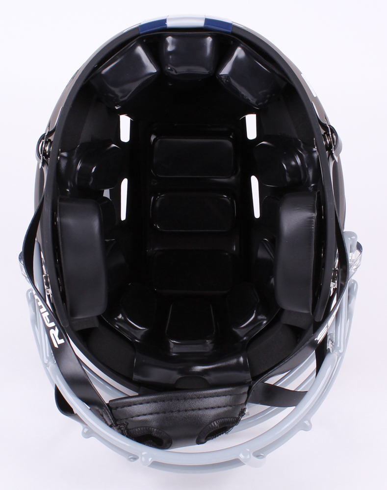 Dallas Cowboys Custom Matte Black Full-Size Authentic Proline Helmet at PristineAuction.com Dallas Cowboys Custom Matte Black Full-Size Authentic Proline Helmet at PristineAuction.com