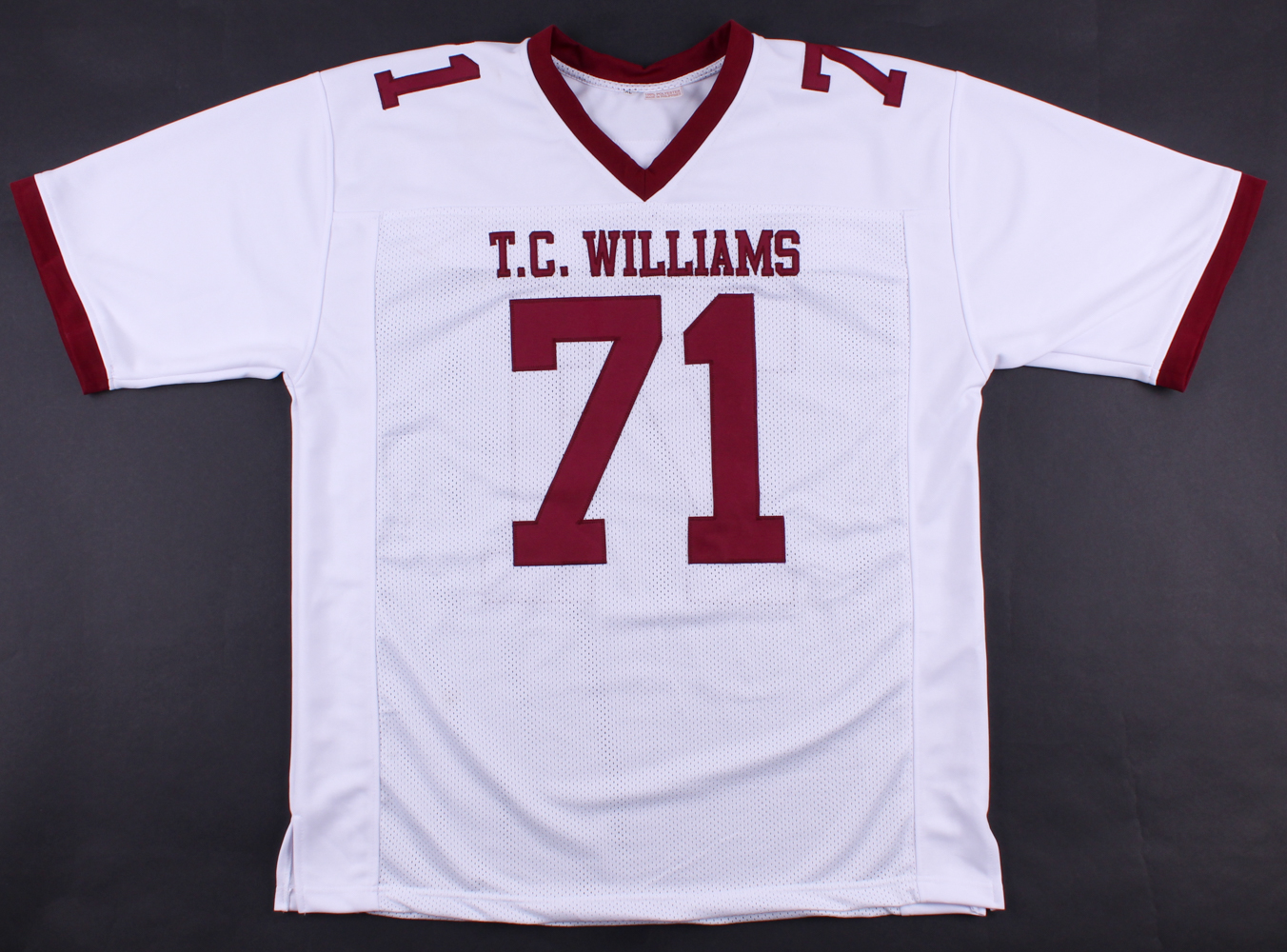 Herman 'Coach' Boone Signed T. C. Williams Jersey Inscribed " Remember the Titans 71 State Champs" (JSA COA) at PristineAuction.com Herman 'Coach' Boone Signed T. C. Williams Jersey Inscribed " Remember the Titans 71 State Champs" (JSA COA) at PristineAuction.com