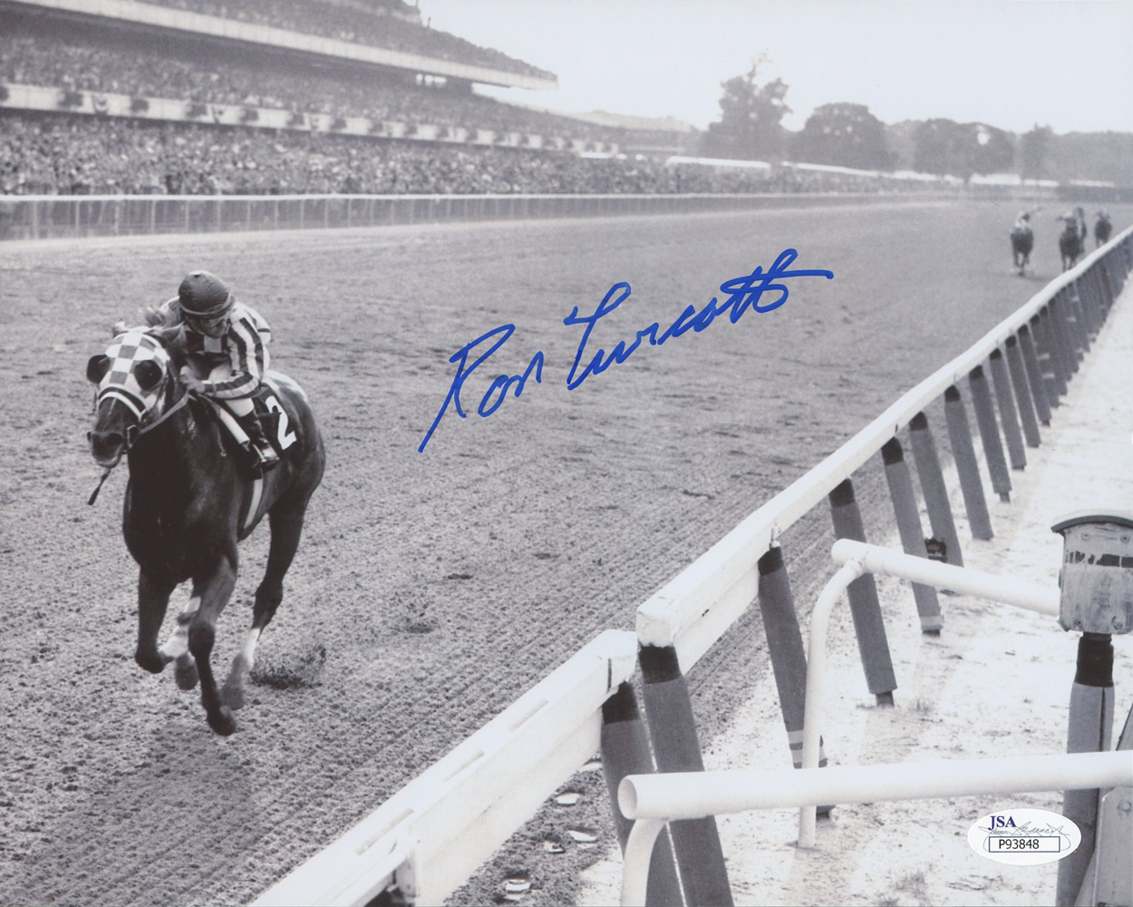 Ron Turcotte Signed Secretariat 8x10 Photo (JSA COA) at PristineAuction.com Ron Turcotte Signed Secretariat 8x10 Photo (JSA COA) at PristineAuction.com