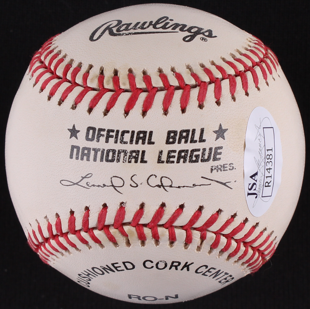 Jim Abbott Signed ONL Baseball (JSA COA) at PristineAuction.com Jim Abbott Signed ONL Baseball (JSA COA) at PristineAuction.com