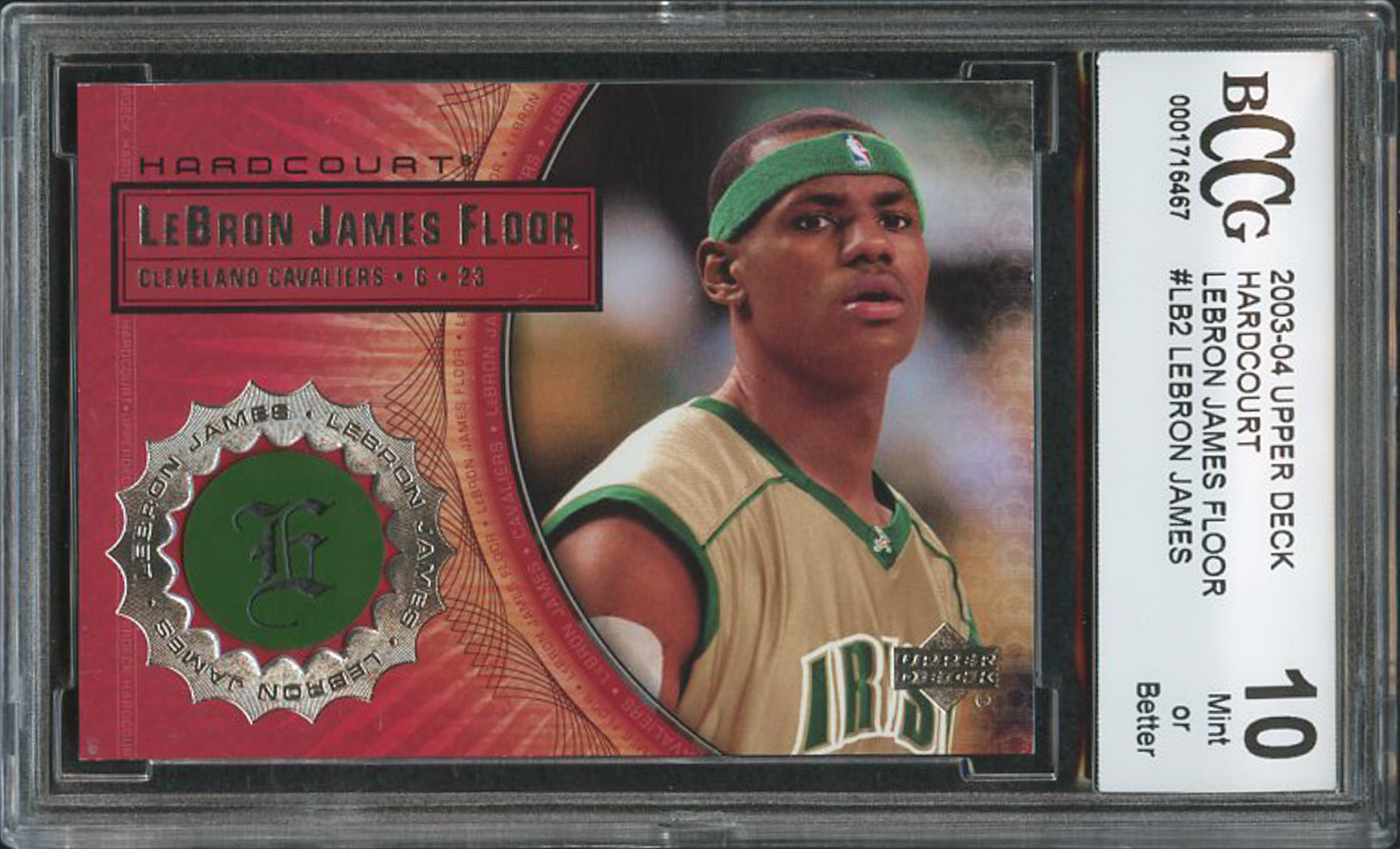 lebron james hardcourt upper deck