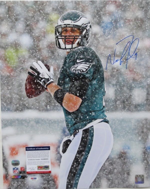 Nick Foles Signed Eagles 16x20 Snow Bowl Photo (PSA COA & Fanatics) at PristineAuction.com Nick Foles Signed Eagles 16x20 Snow Bowl Photo (PSA COA & Fanatics) at PristineAuction.com