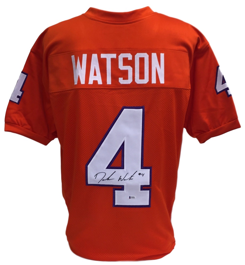 Deshaun Watson Signed Clemson Tigers Jersey (Beckett COA) at PristineAuction.com Deshaun Watson Signed Clemson Tigers Jersey (Beckett COA) at PristineAuction.com