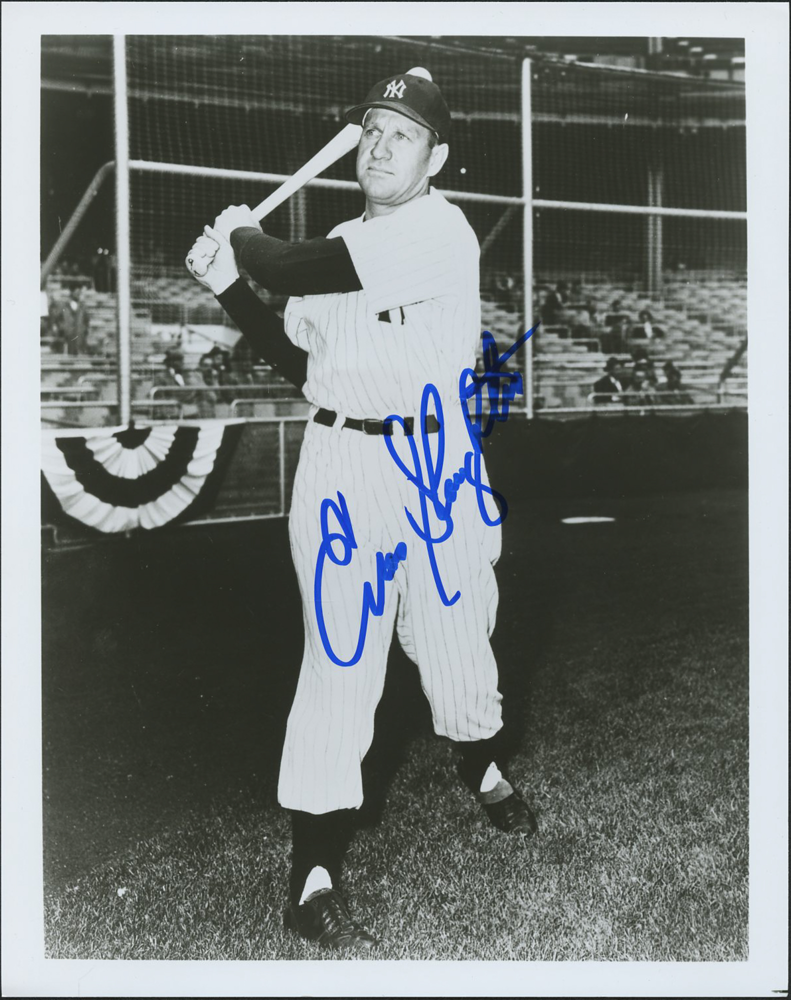 Enos Slaughter Signed Yankees 8x10 Photo (JSA ALOA) at PristineAuction.com Enos Slaughter Signed Yankees 8x10 Photo (JSA ALOA) at PristineAuction.com