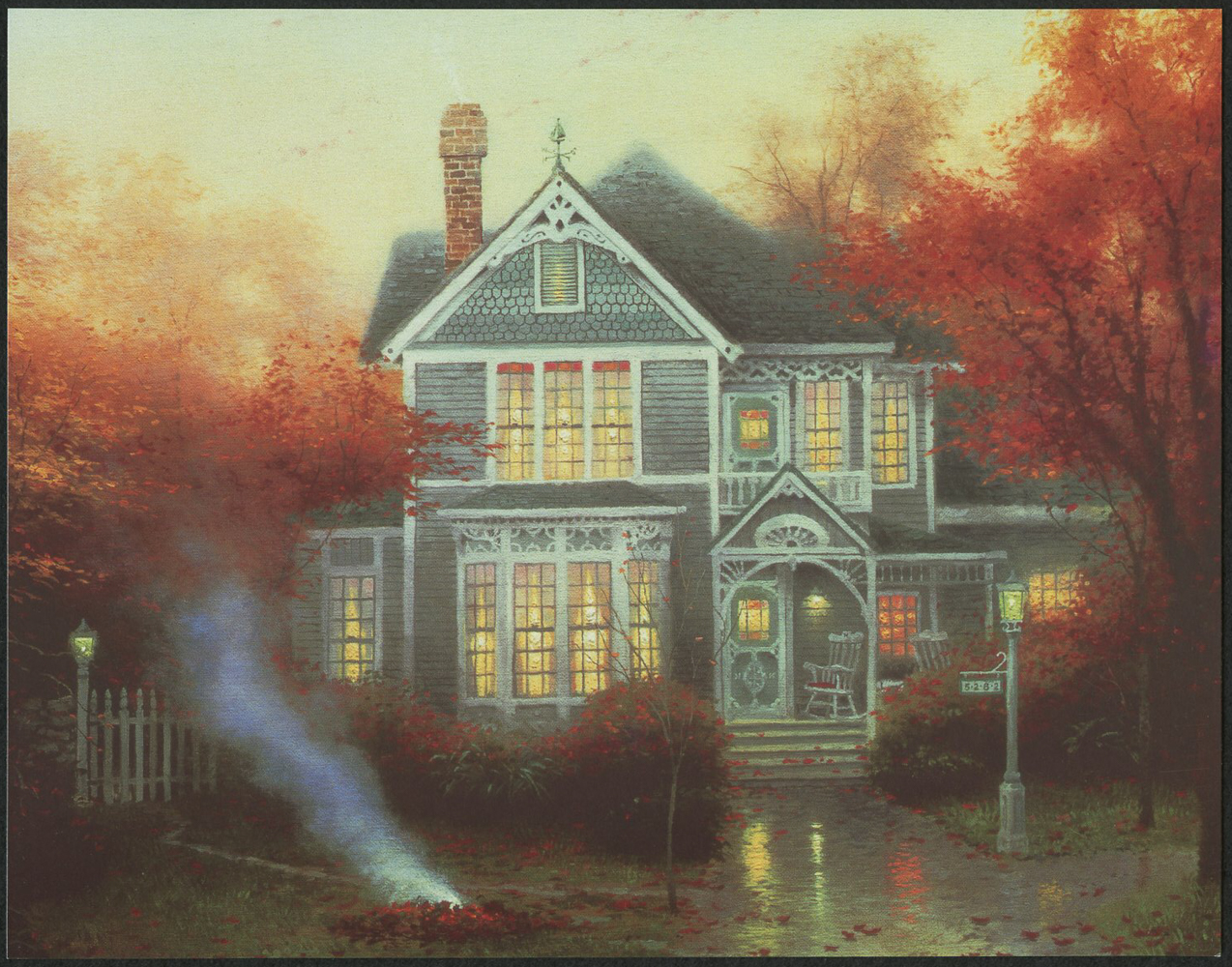 Thomas Kinkade "Amber Afternoon" 8x10 Fine Art Print at PristineAuction.com Thomas Kinkade "Amber Afternoon" 8x10 Fine Art Print at PristineAuction.com