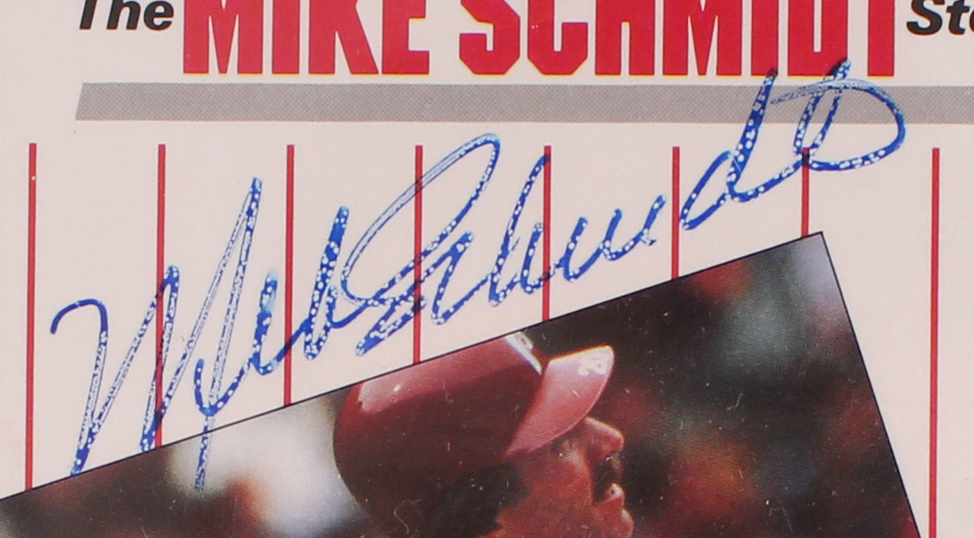 Mike Schmidt Signed "That Ball's Outta Here!" VHS Tape (SOP COA) at PristineAuction.com Mike Schmidt Signed "That Ball's Outta Here!" VHS Tape (SOP COA) at PristineAuction.com