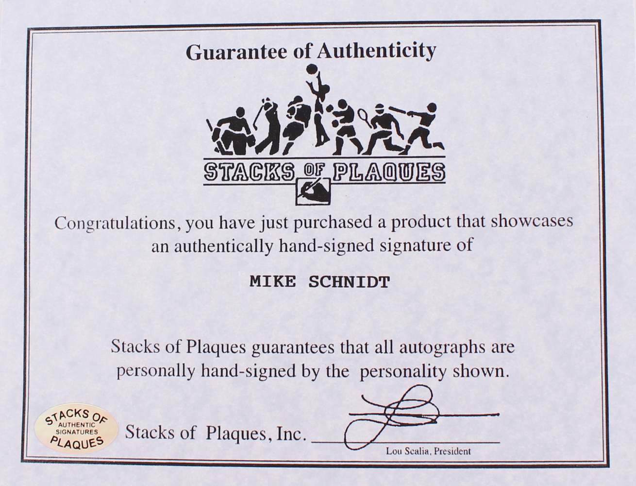 Mike Schmidt Signed "That Ball's Outta Here!" VHS Tape (SOP COA) at PristineAuction.com Mike Schmidt Signed "That Ball's Outta Here!" VHS Tape (SOP COA) at PristineAuction.com