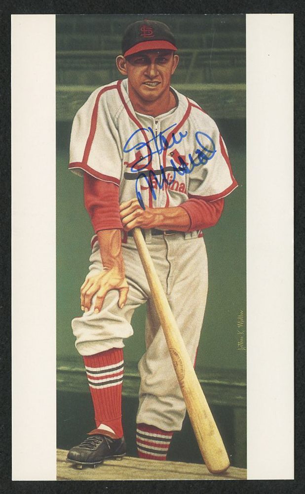 Stan Musial Signed Cardinals 3x6 Postcard (JSA COA) at PristineAuction.com Stan Musial Signed Cardinals 3x6 Postcard (JSA COA) at PristineAuction.com