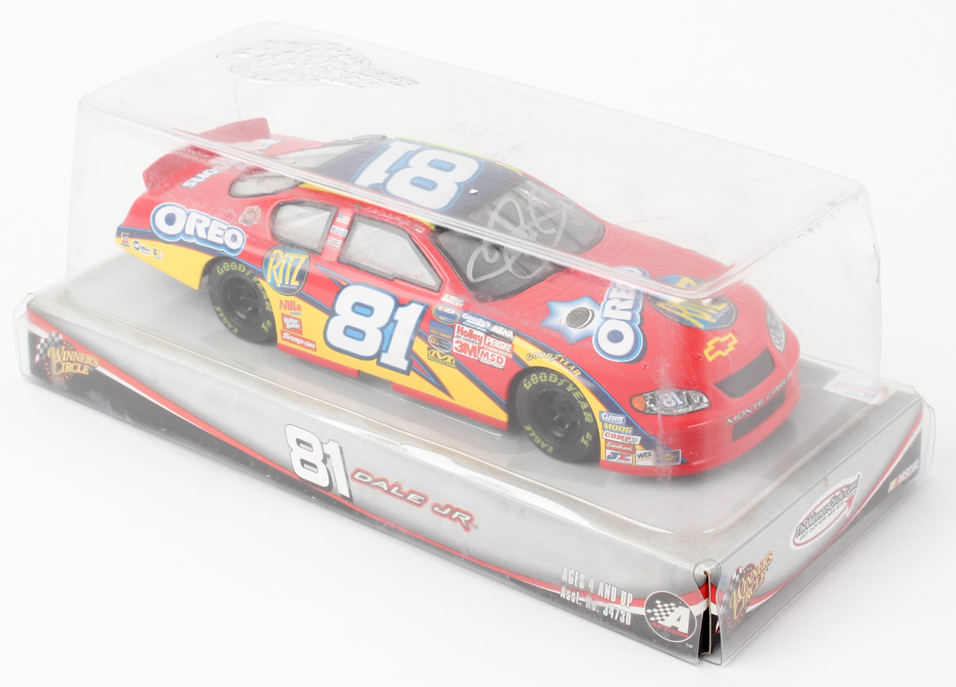 Dale Earnhardt Jr. Signed #81 Oreo / Ritz 1:24 Winner's Circle Die