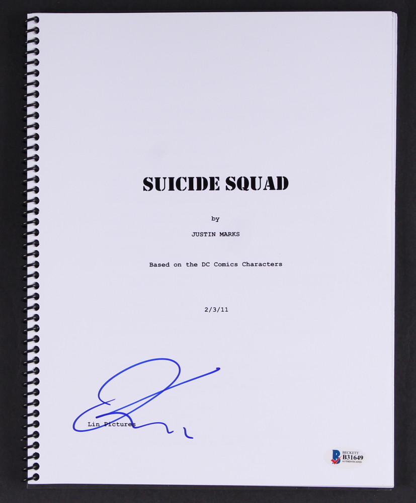 Joel Kinnaman Signed "Suicide Squad" Full Movie Script (Beckett COA) at PristineAuction.com Joel Kinnaman Signed "Suicide Squad" Full Movie Script (Beckett COA) at PristineAuction.com