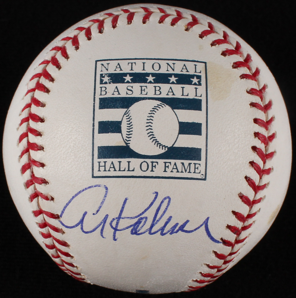 Al Kaline Signed HOF Logo OML Baseball Inscribed (JSA COA) at PristineAuction.com Al Kaline Signed HOF Logo OML Baseball Inscribed (JSA COA) at PristineAuction.com