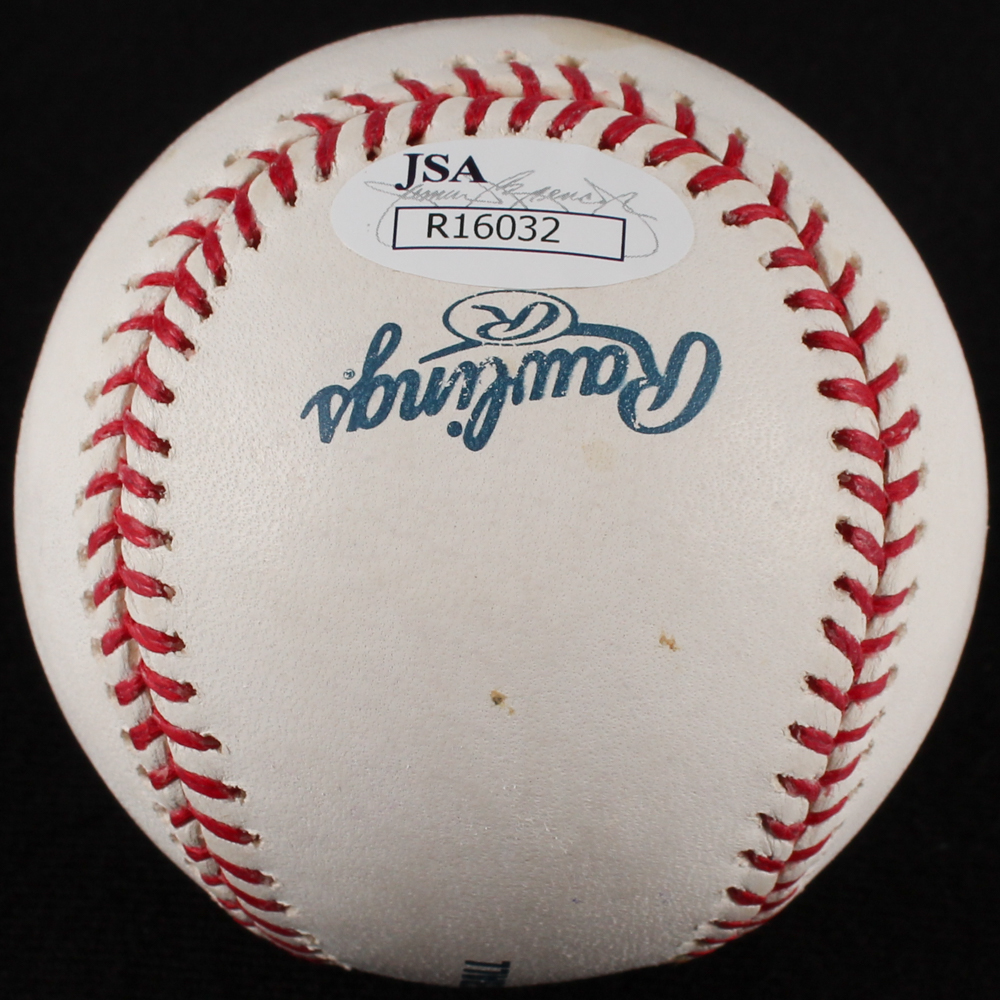 Al Kaline Signed HOF Logo OML Baseball Inscribed (JSA COA) at PristineAuction.com Al Kaline Signed HOF Logo OML Baseball Inscribed (JSA COA) at PristineAuction.com