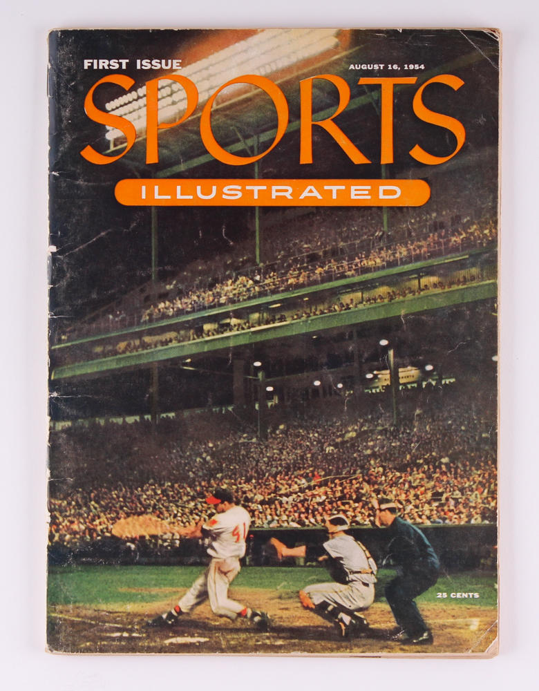 Original First Issue Sports Illustrated Magazine from August 16, 1954 at PristineAuction.com Original First Issue Sports Illustrated Magazine from August 16, 1954 at PristineAuction.com