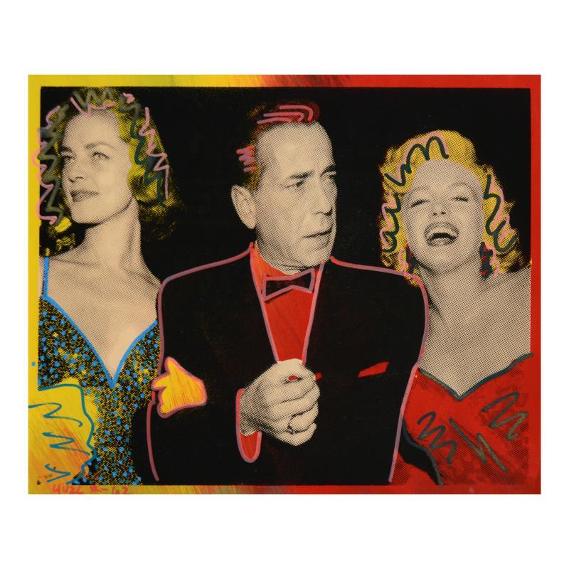 Ringo Signed "Marilyn, Bogart, and Bacall" Limited Edition 13x16 Mixed Media Painting on Canvas #1/1 at PristineAuction.com Ringo Signed "Marilyn, Bogart, and Bacall" Limited Edition 13x16 Mixed Media Painting on Canvas #1/1 at PristineAuction.com