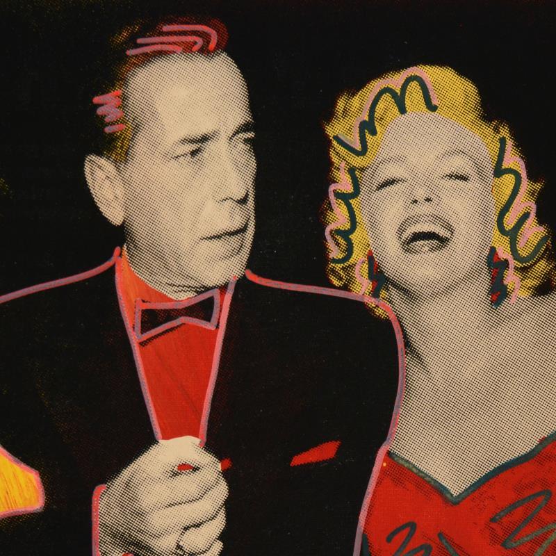 Ringo Signed "Marilyn, Bogart, and Bacall" Limited Edition 13x16 Mixed Media Painting on Canvas #1/1 at PristineAuction.com Ringo Signed "Marilyn, Bogart, and Bacall" Limited Edition 13x16 Mixed Media Painting on Canvas #1/1 at PristineAuction.com