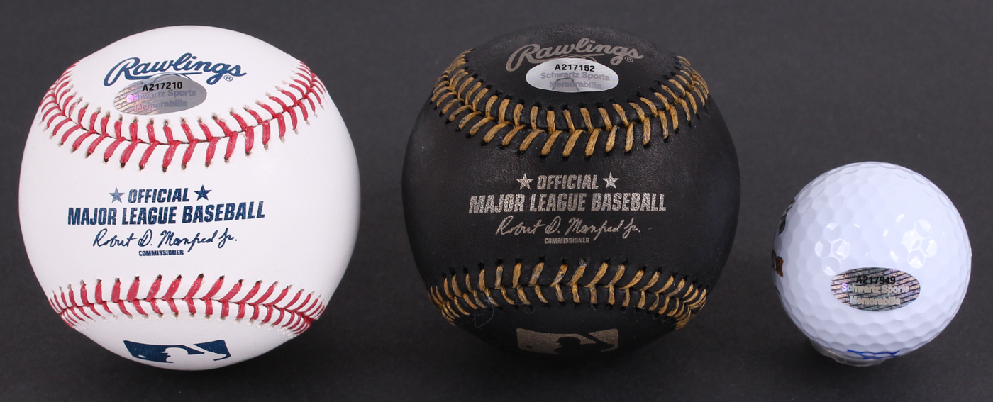 Lot of (3) Movie Star Signed Items with Hulk Hogan, Ed O'Neill & Michael O'Keefe (Schwartz COA) at PristineAuction.com Lot of (3) Movie Star Signed Items with Hulk Hogan, Ed O'Neill & Michael O'Keefe (Schwartz COA) at PristineAuction.com