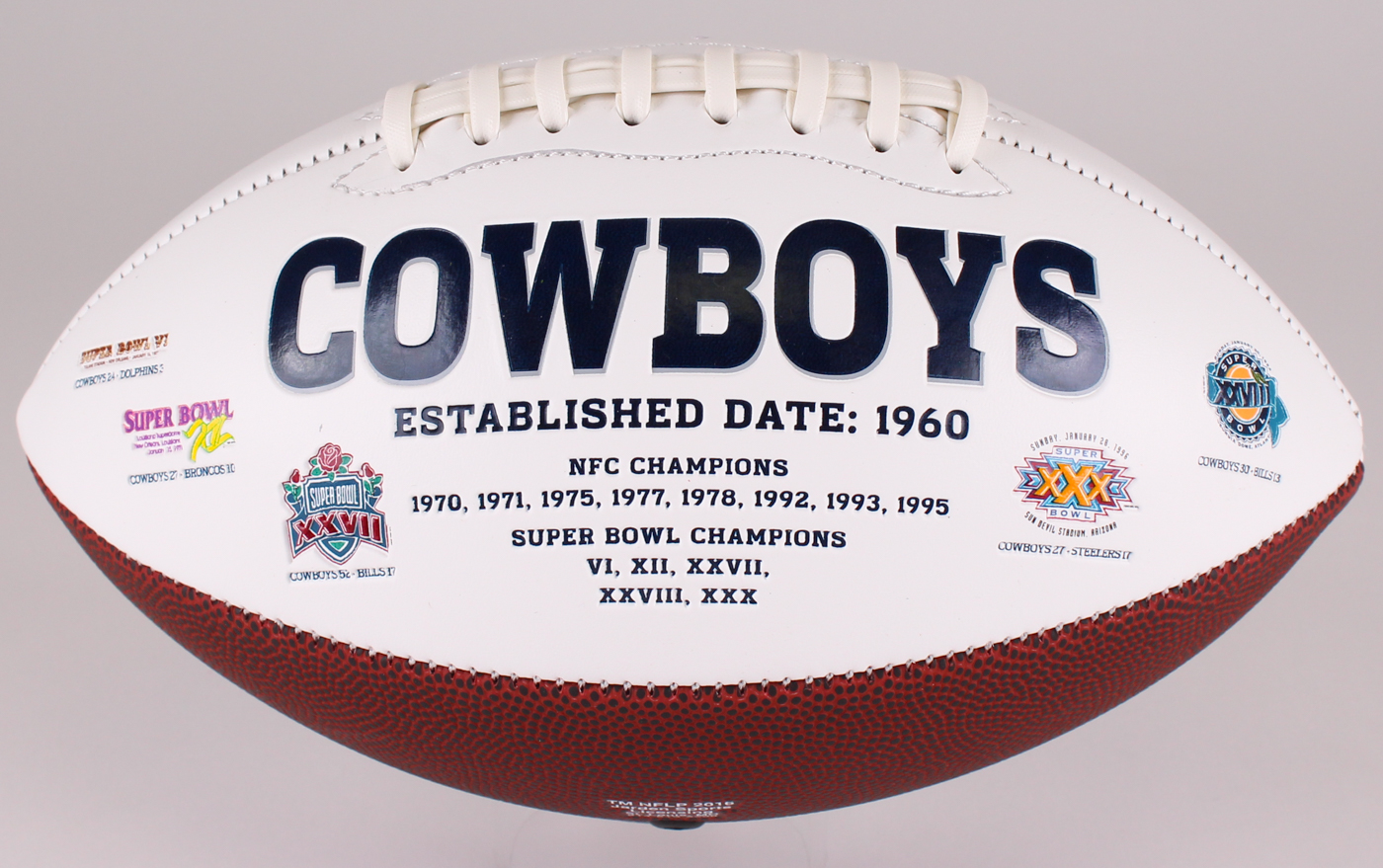 Everson Walls Signed Cowboys Logo Football (Walls Hologram) at PristineAuction.com Everson Walls Signed Cowboys Logo Football (Walls Hologram) at PristineAuction.com