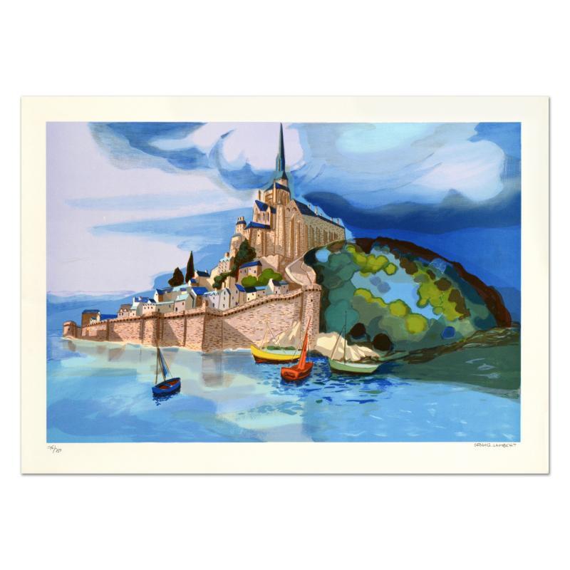 Georges Lambert Signed "St. Michele" Limited Edition 21x29 Lithograph at PristineAuction.com Georges Lambert Signed "St. Michele" Limited Edition 21x29 Lithograph at PristineAuction.com
