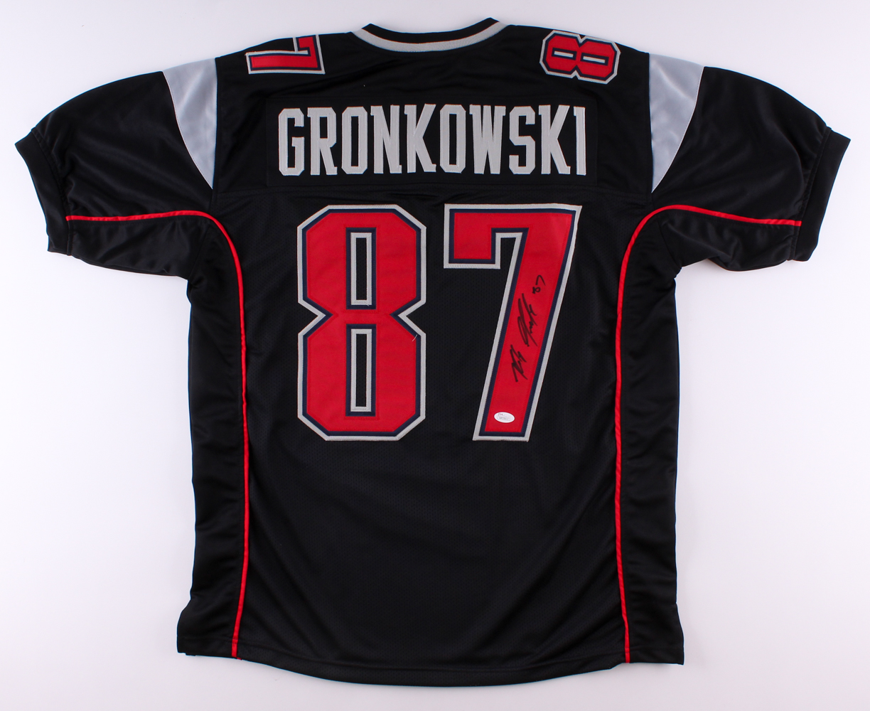 Rob Gronkowski Signed Patriots Jersey (JSA COA) at PristineAuction.com Rob Gronkowski Signed Patriots Jersey (JSA COA) at PristineAuction.com