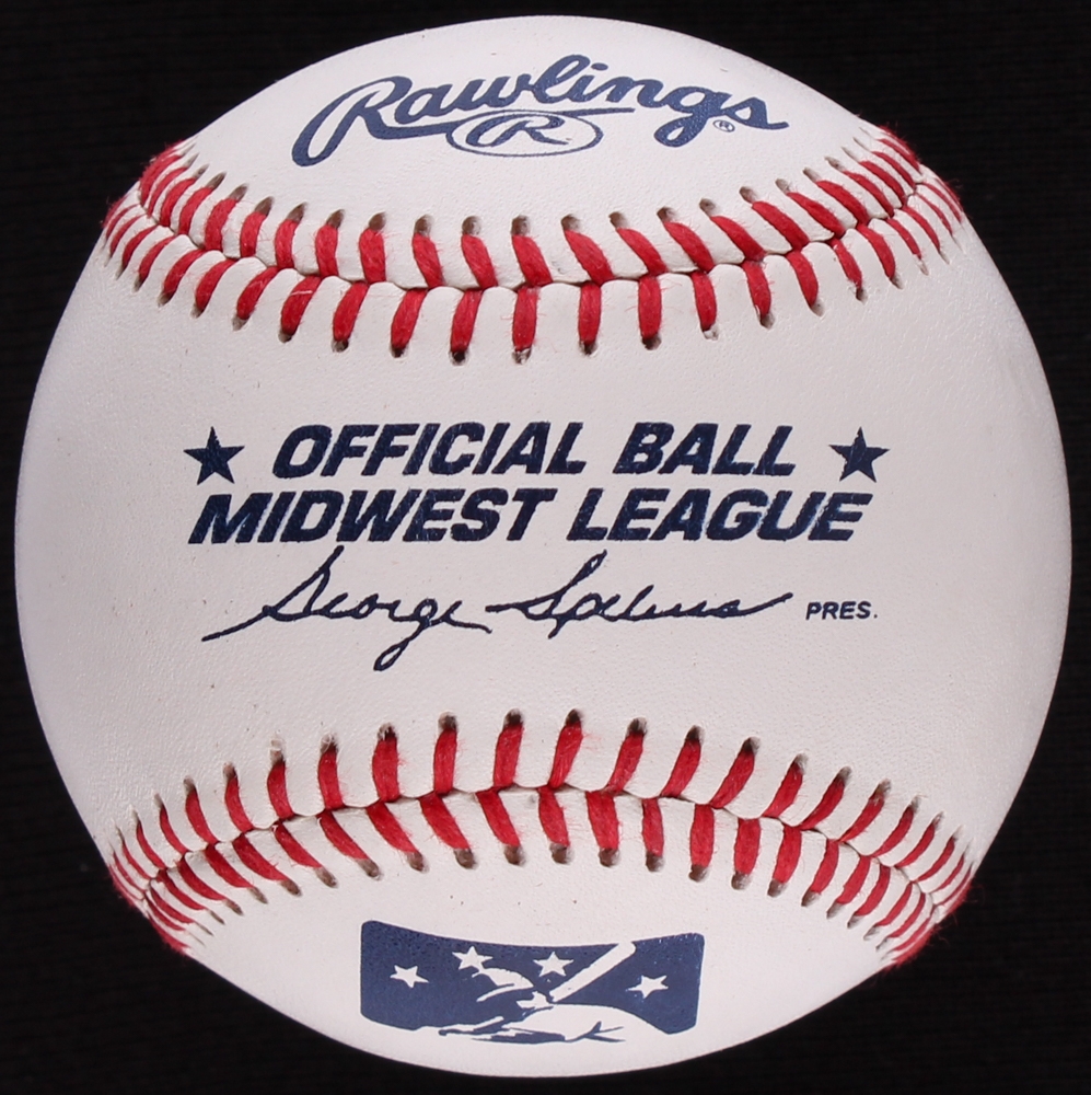 Mark Whiten Signed Baseball Inscribed "4 hrs 12 rbi's 1 Game" & "9-7-93" ( MLB Players Alumni Association LOA) | Pristine Auction