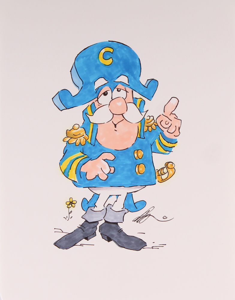 Gerard Baldwin Signed "Cap’n Crunch" 9” x 11.25” Original Drawing on Paper (PA LOA) at PristineAuction.com Gerard Baldwin Signed "Cap’n Crunch" 9” x 11.25” Original Drawing on Paper (PA LOA) at PristineAuction.com