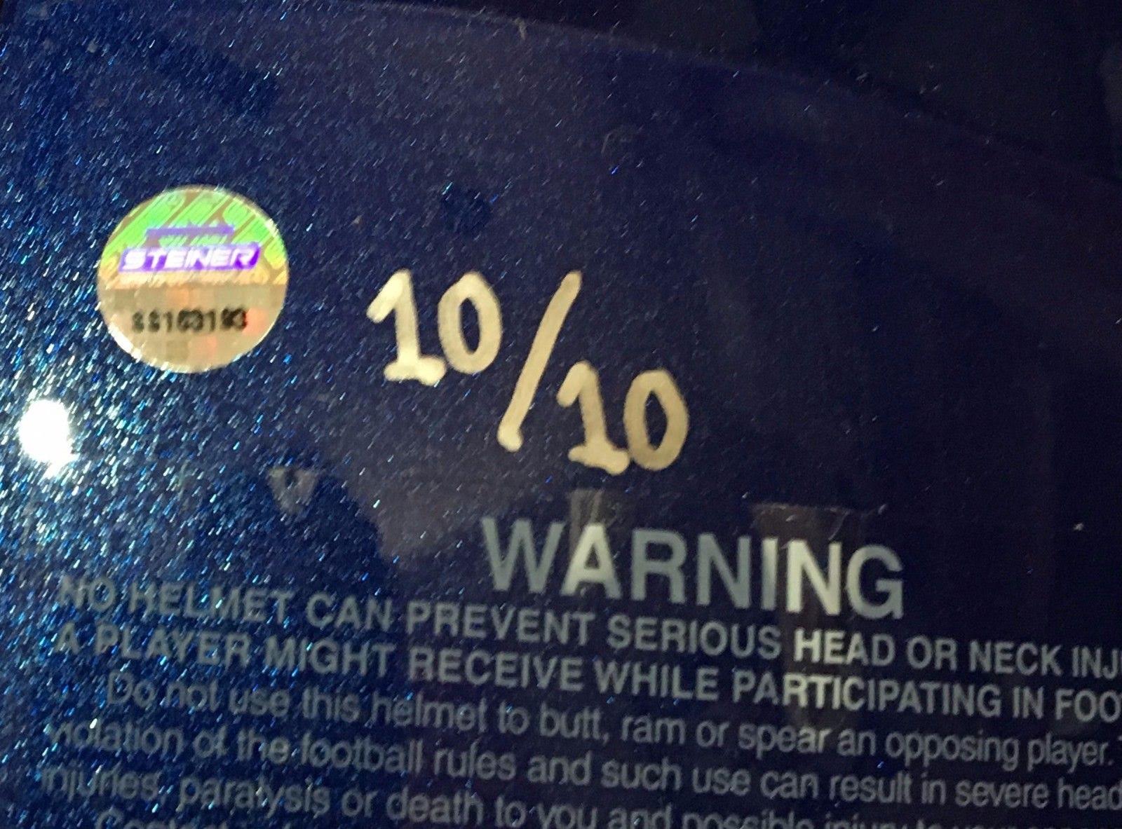 Eli Manning Signed Limited Edition Giants Full-Size Authentic Pro-Line Speed Helmet Inscribed "2x Super Bowl Champs" & "2x Super Bowl MVP" #10/10 (Steiner COA) at PristineAuction.com Eli Manning Signed Limited Edition Giants Full-Size Authentic Pro-Line Speed Helmet Inscribed "2x Super Bowl Champs" & "2x Super Bowl MVP" #10/10 (Steiner COA) at PristineAuction.com