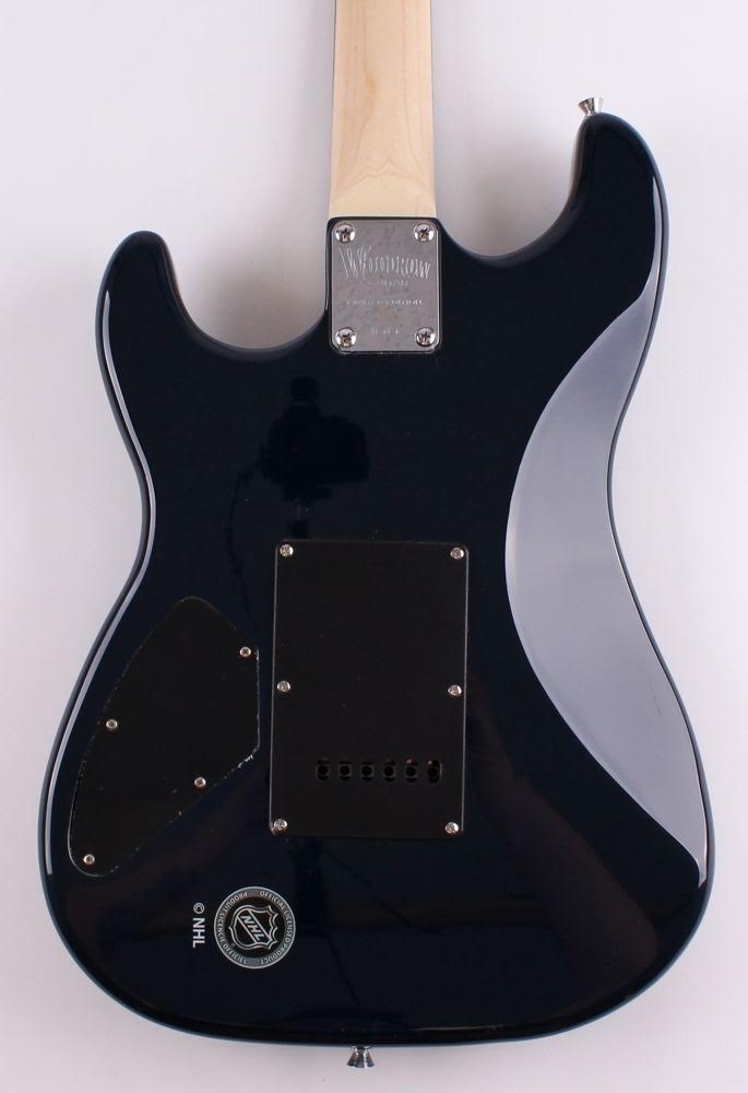 Henrik Lundqvist Signed LE New York Rangers Electric Guitar Inscribed "NYR All Time Wins Leader" (Steiner COA) at PristineAuction.com Henrik Lundqvist Signed LE New York Rangers Electric Guitar Inscribed "NYR All Time Wins Leader" (Steiner COA) at PristineAuction.com