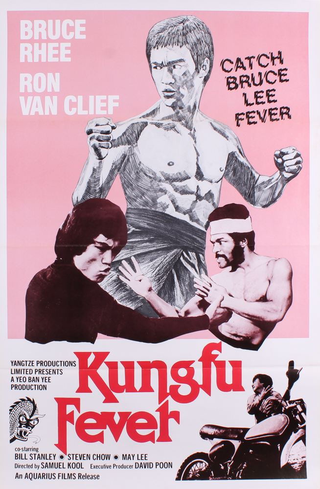 Bruce Lee "Kung Fu Fever" 27" x 41" Original Vintage Theatrical Movie Poster (PA LOA) at PristineAuction.com Bruce Lee "Kung Fu Fever" 27" x 41" Original Vintage Theatrical Movie Poster (PA LOA) at PristineAuction.com