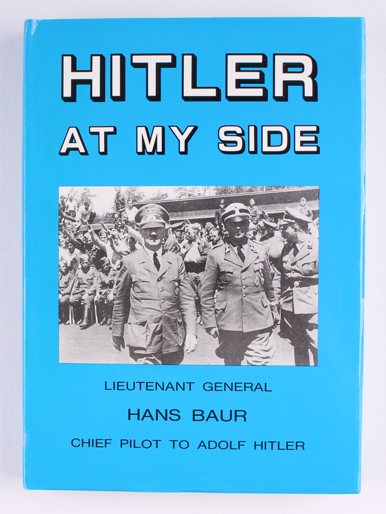Hans Bauer Signed "Hitler At My Side" Hard Cover Book (PSA COA) at PristineAuction.com Hans Bauer Signed "Hitler At My Side" Hard Cover Book (PSA COA) at PristineAuction.com