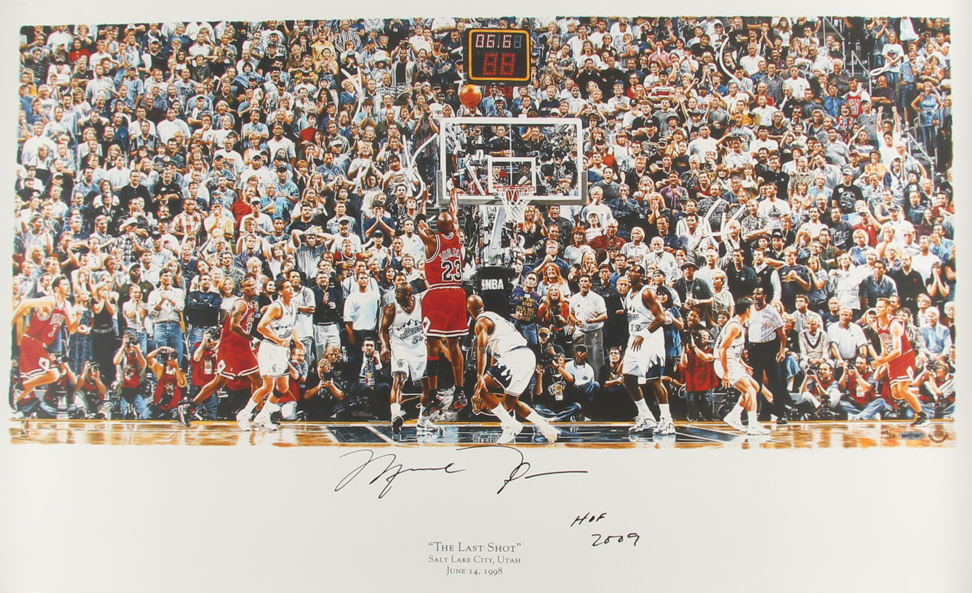 ラストジャッジ サイン Michael Jordan Signed LE Bulls 
