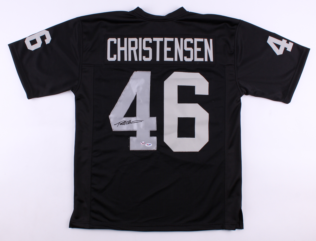 Todd Christensen Signed Raiders Jersey (PSA COA) at PristineAuction.com Todd Christensen Signed Raiders Jersey (PSA COA) at PristineAuction.com