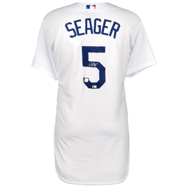 Corey Seager Signed Dodgers Majestic Jersey (Fanatics & MLB) at PristineAuction.com Corey Seager Signed Dodgers Majestic Jersey (Fanatics & MLB) at PristineAuction.com