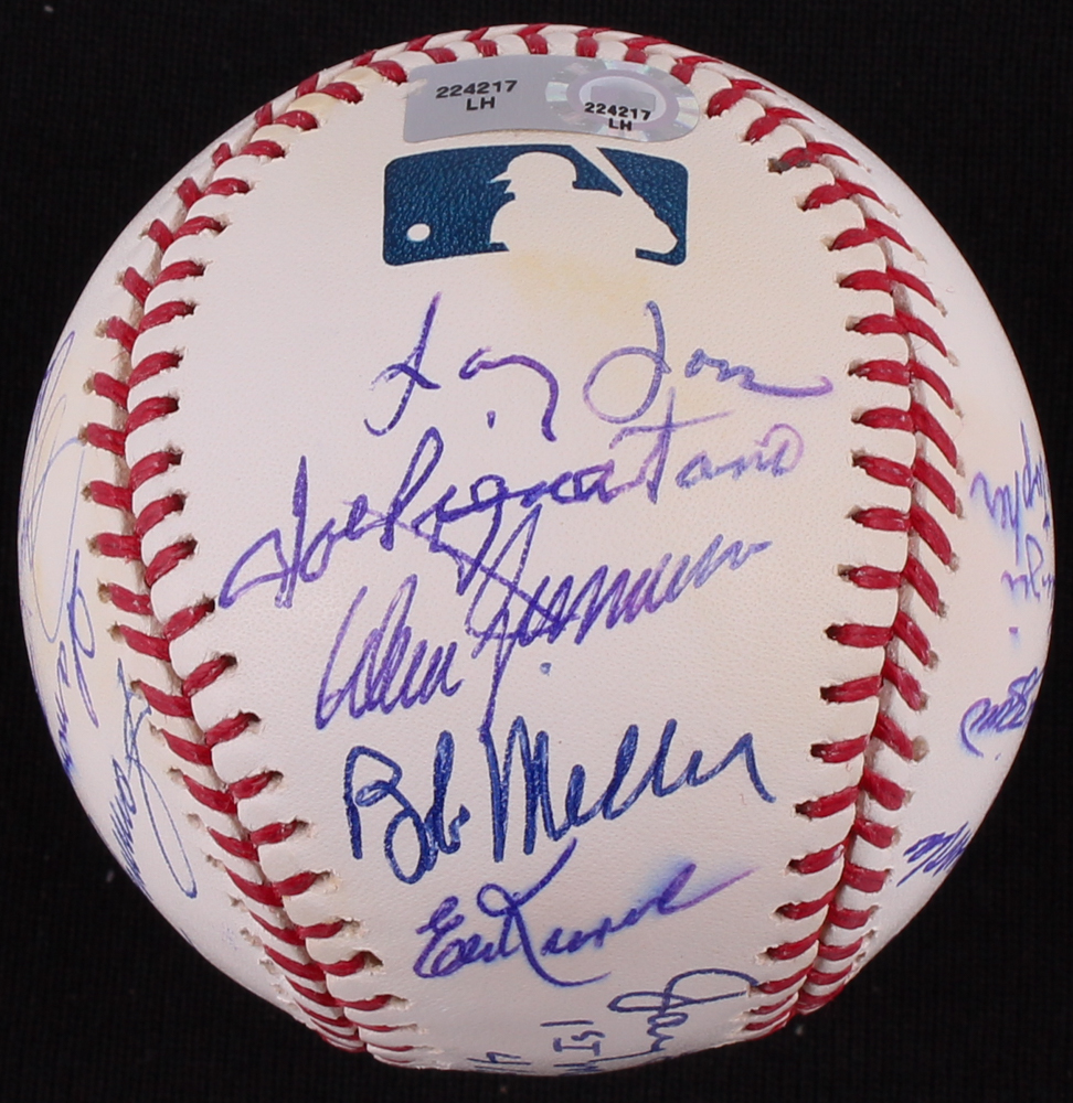1962 Mets OML Baseball Team-Signed by (19) With Craig Anderson, Ed Bouchee, Chris Cannizzaro, Joe Christopher, Cliff Cook, Roger Craig (MLB Hologram) at PristineAuction.com 1962 Mets OML Baseball Team-Signed by (19) With Craig Anderson, Ed Bouchee, Chris Cannizzaro, Joe Christopher, Cliff Cook, Roger Craig (MLB Hologram) at PristineAuction.com