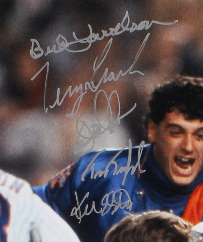 1986 Mets World Series Champions 16x20 Photo Team-Signed by (34) with Darryl Strawberry, Doc Gooden, Lenny Dykstra, Gary Carter (PSA LOA) at PristineAuction.com 1986 Mets World Series Champions 16x20 Photo Team-Signed by (34) with Darryl Strawberry, Doc Gooden, Lenny Dykstra, Gary Carter (PSA LOA) at PristineAuction.com